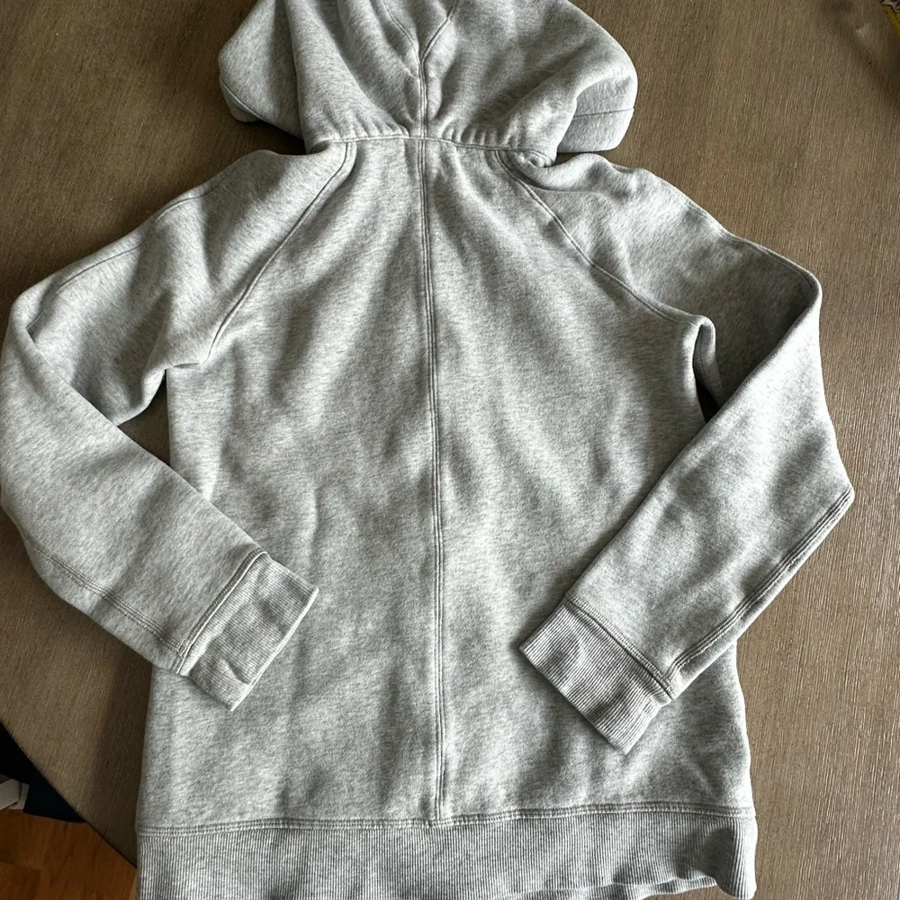 Ivivva Light Gray Hoodie Jacket 10 and Athleta top